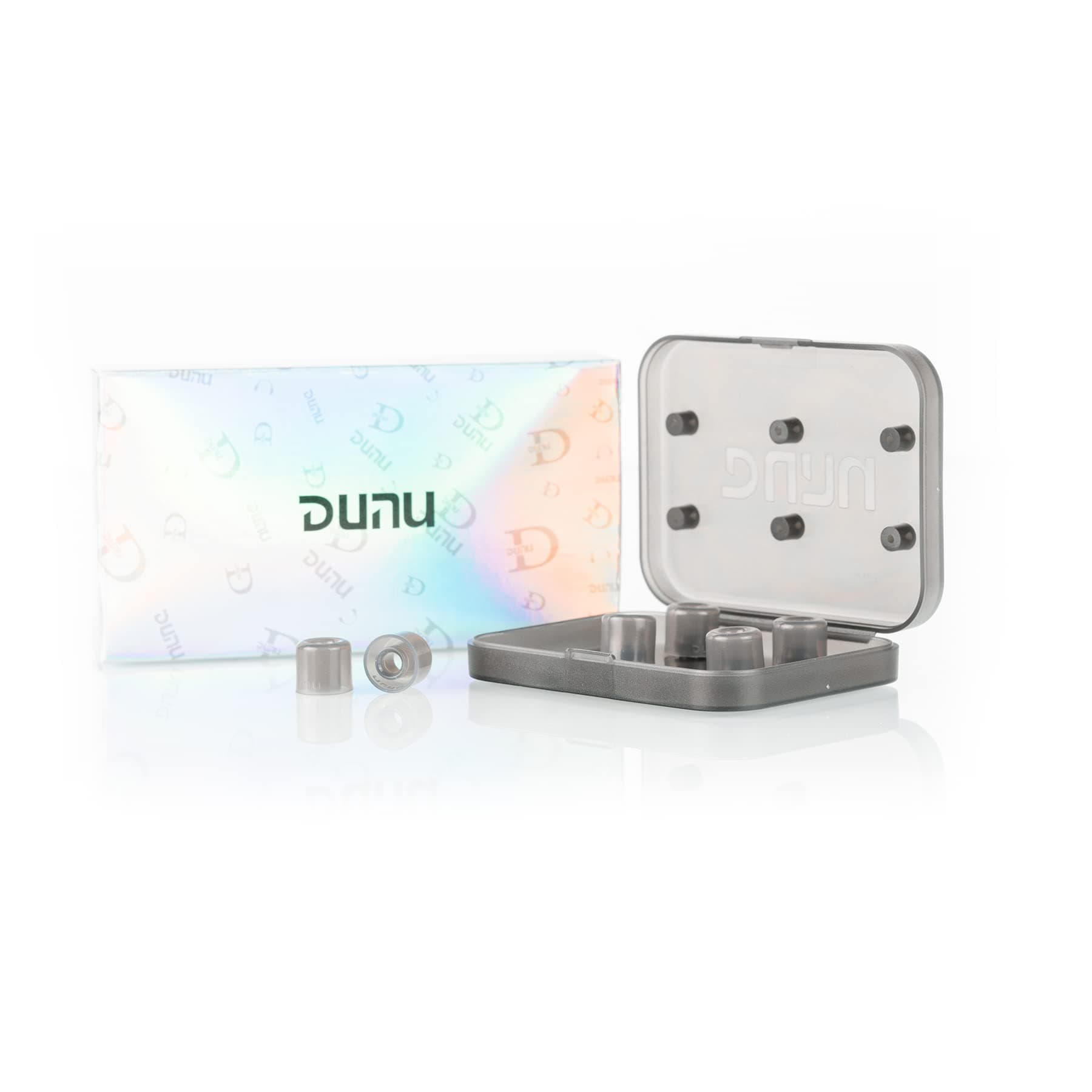 HiFiGo DUNU S&S Earbud Tips for 4.0mm-6mm Nozzle, Silicone Ear Tips Replacement for Da Vinci, Explorer, Titan S2, Wireless/Wired Earphones (M(3 Pairs))