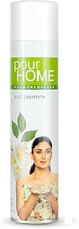 POUR HOME Just Jasmine Room Air Freshener Spray- 220ML | Long-Lasting Fragrance - Reduces Odours - Suitable for Home & Office