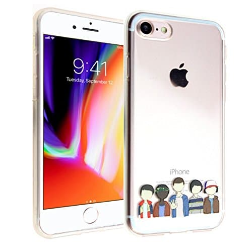 CASEMPIRE iPhone SE, iPhone 7 8 Stranger Cartoon Durable TPU Case Shock Proof Never Fade Slim Fit Cover for iPhone SE, iPhone 7/8 - Stranger Clear Cartoon