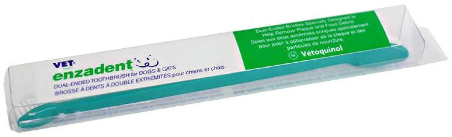 Vetoquinol Enzadent Dual Ended Toothbrush