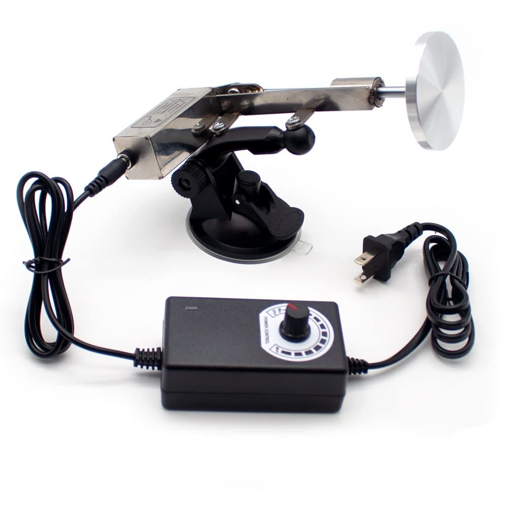 Mini Telescopic Linear Actuator with 60MM Aluminum Plate 39MM Stroke Reciprocating Mechanism Motor 12V Speed 30-190RPM Adjustable