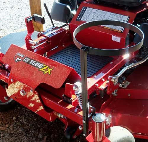 5 Gallon Trash Bucket Holder for Zero Turn Mowers