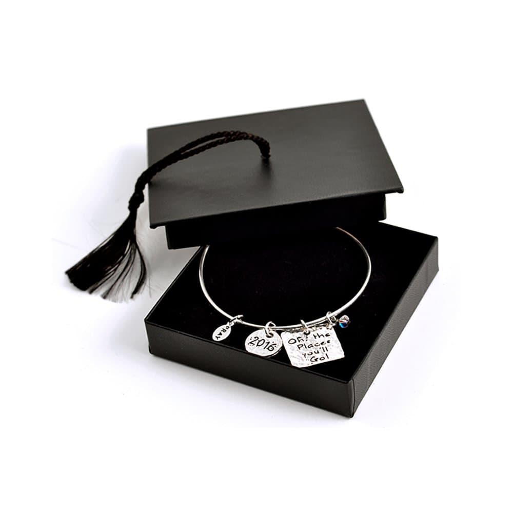 2016 Graduation Bangle Bracelet (in Cap & Tassel gift box)