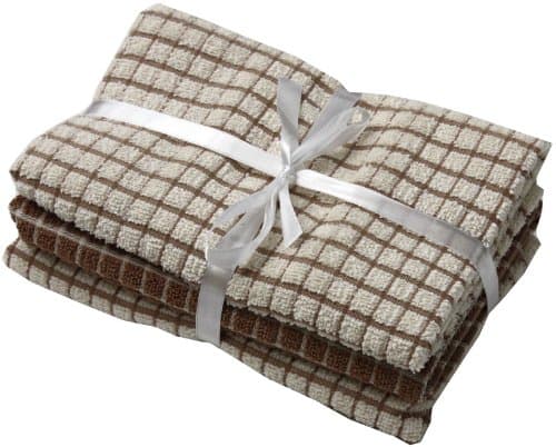 Pack of 3 - Superdry Single Choc/Cream 40 cm x 65 cm Pack of 3 EQYPTIAN TERRY CANDLE