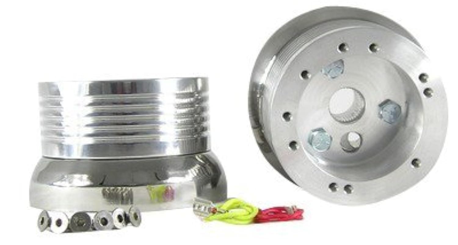 ForeverSharp 5 & 6 Hole Billet Steering Wheel Adapter Compatible with Chevrolet Models