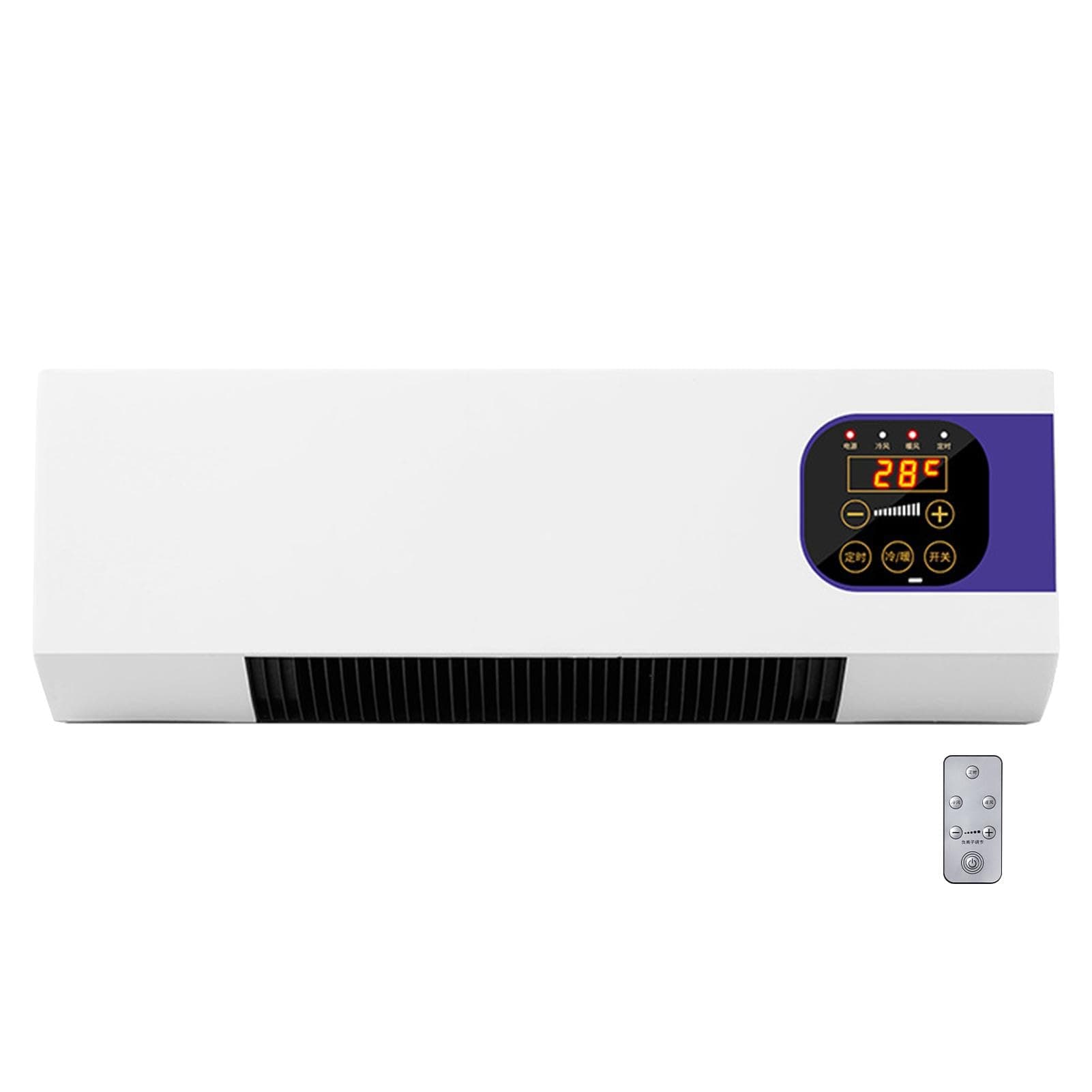 Generic 2000W Multifunctional Wall Air Conditioner - Remote Control, Double Use, Quick Air Release, Heating & Cooling