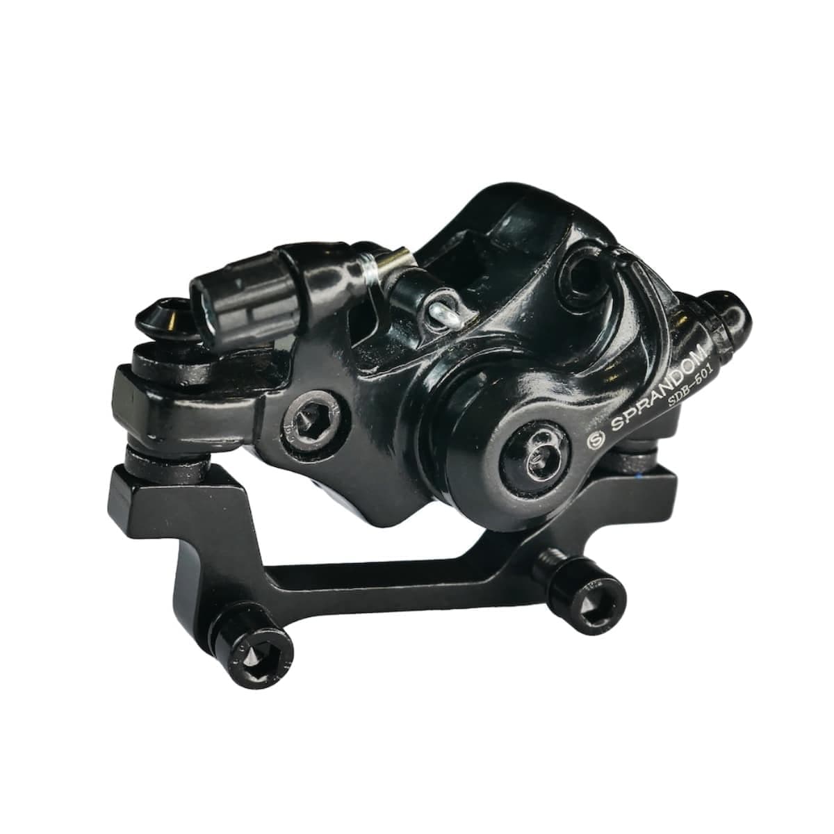SPRANDOM Mechanical Disc Brake 501 (180MM/160MM (Rear), Black)