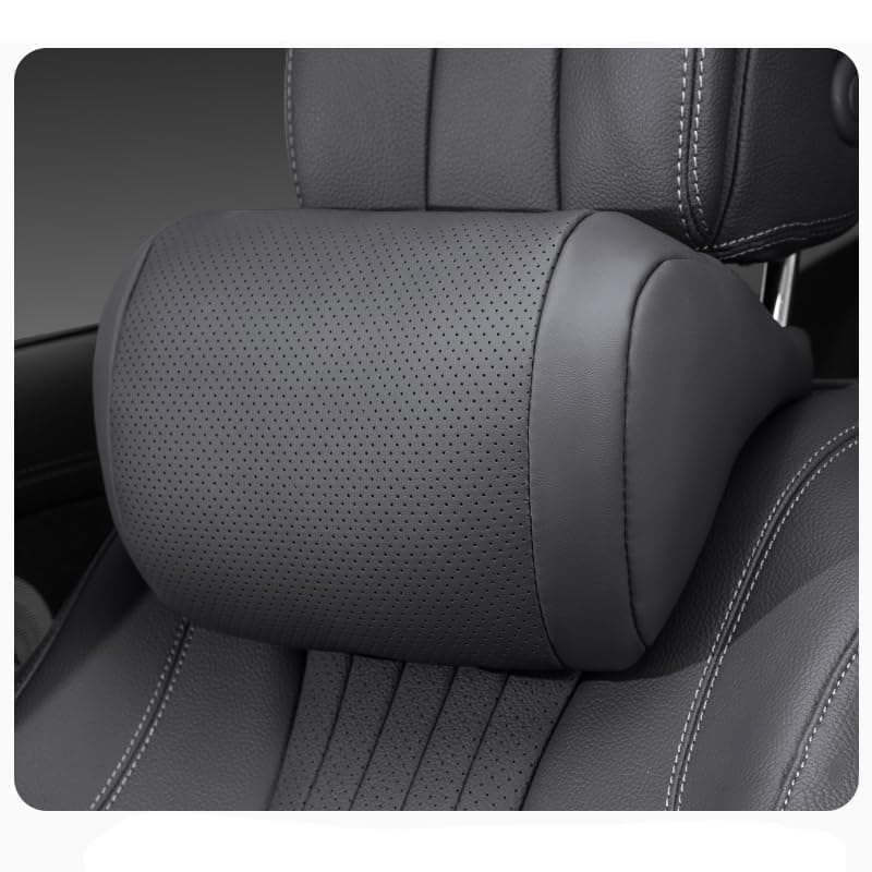 car headrest pillow, for Jeep Cherokee V (KL) 2014 2015 2016 2017 2018 Car Neck Pillows for Driving,Memory Foam Car Seat Neck Support Pillows,BreathableA,djustable,Black