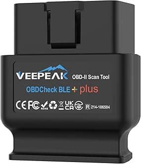 Veepeak OBDCheck BLE+ Bluetooth OBD II Scanner Car EOBD Engine Code Reader Auto Wireless Diagnostic Scan Tool for iOS & Android