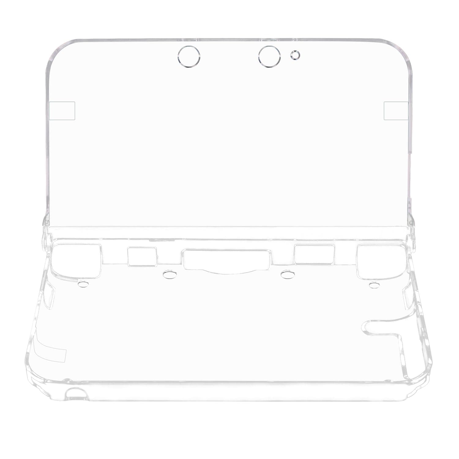 OSTENT Protective Clear Crystal Hard Guard Case Cover Skin Shell for Nintendo 3DS XL LL Color Clear White