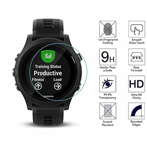 KAIBSEN For Garmin Forerunner 935 2.5D Tempered Glass Screen Protector,HD Clear Glass Film No-Bubble,9H Hardness,Scratch Resist