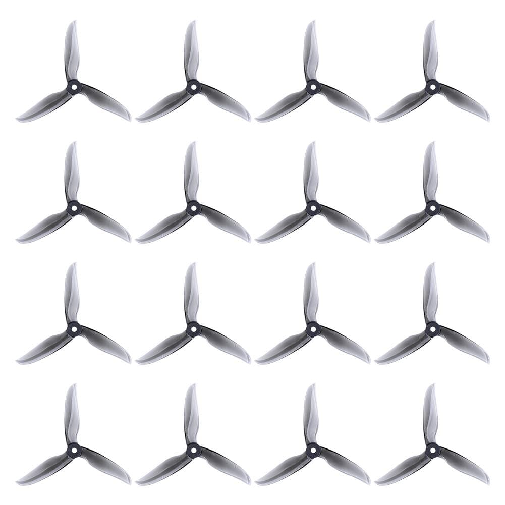 DALPROP Cyclone T5040C Pro 5Inch 3-Blade Propeller CW/CCW for FPV Freestyle Drone Quadcopter Crystal Black (16pcs)