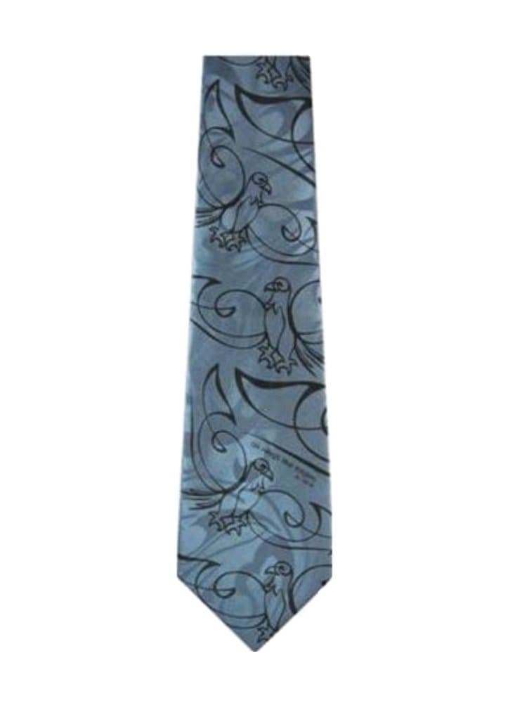 Isaiah 40:31 Eagles Men's Neck Tie Slate Blue