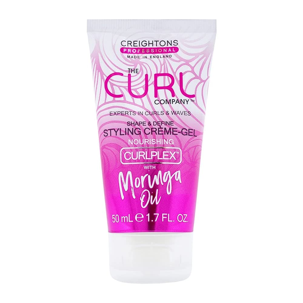 Creightons Professional The Curl Company Shape and Define Styling Creme-Gel (50 ml Travel Size Mini) - Experts in Curls and Waves; Professionally Formulated with Nourishing Moringa Oil