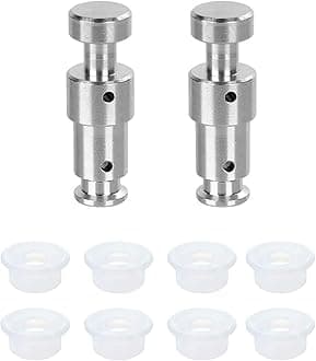 2 Pack Float Valve for Instant Pot with 8 Silicone Caps for Instant Pot Duo 3, 5, 6 QT, Duo Plus 3, 6 QT, Ultra 3, 6, 8 QT Replacement Float Valve by ZYLONE