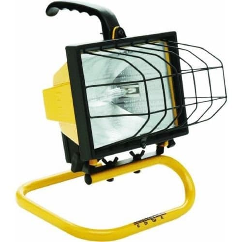500 Watt Halogen Portable Quartz Work Shop Stand Light Fixture Automotive L-20