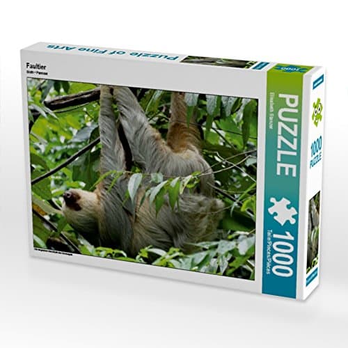 CALVENDO Puzzle Sloth 1000 Pieces 64 x 48 cm from Elisabeth Stanzer