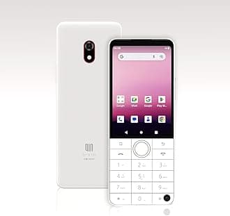 QIN Small Smart Button Mobile Phones QinF22Pro With 3.54’’ Touch Screen, 4G Dumb Unlocked Smartphones/4+64GB/2MP+8MP Camera/ Android12 Basic Phones With Whatsapp for Works,Minimalist,Senior
