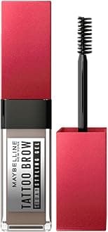 Maybelline New York Tattoo Brow 3 Day Styling Eyebrow Gel, Deep Brown