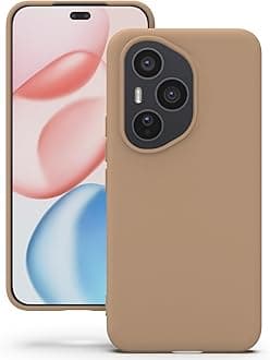 YATWIN Silicone Case for Honor 400 Pro, Soft-Touch, Shockproof, DustProof, Antiskid Phone Cover for Honor 400 Pro - Milk Tee