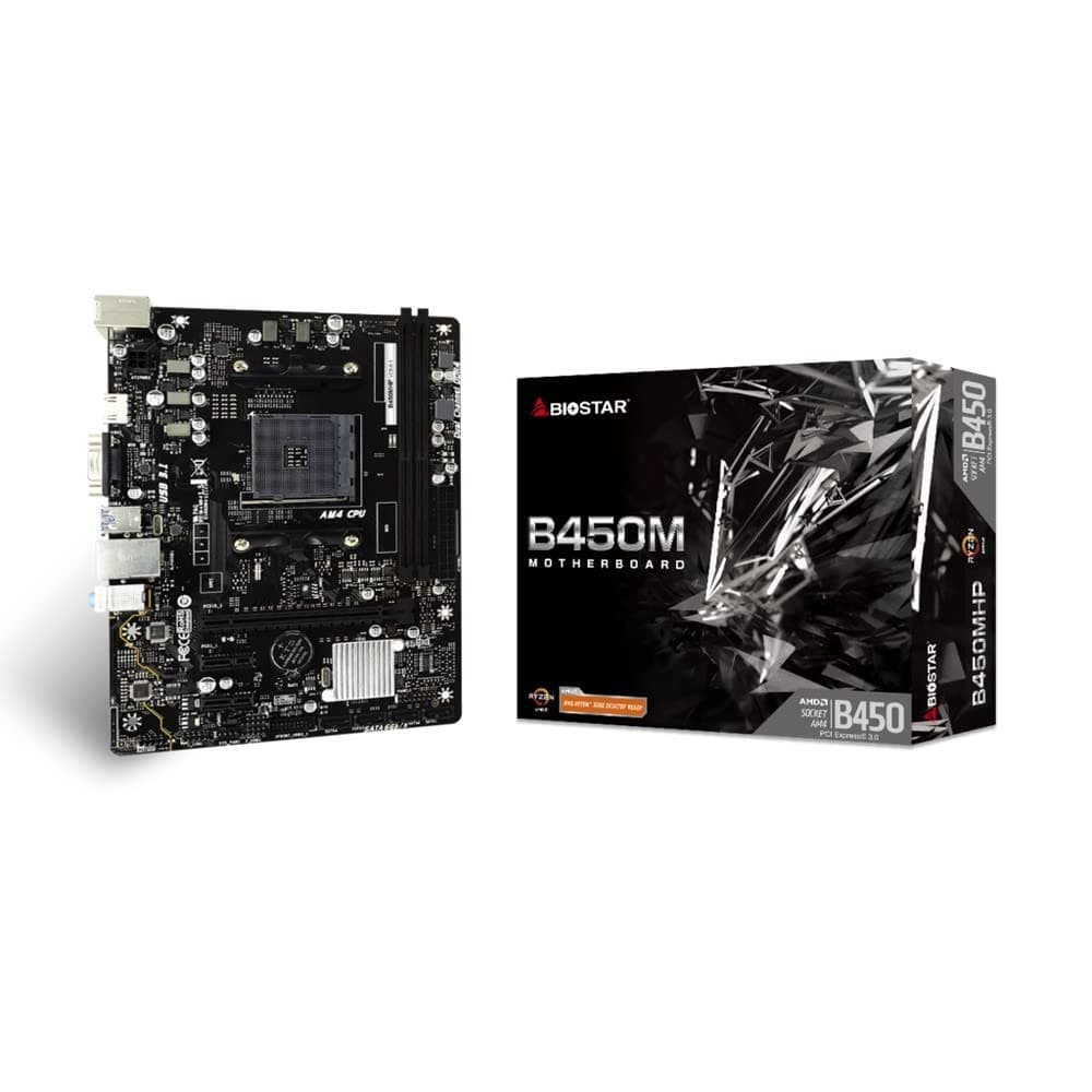 Biostar B450MHP DDR4 S+V+GL AM4 (mATX)