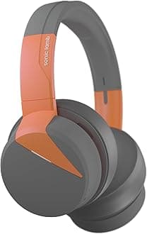 Sonic Lamb Headphones with Built-in Subwoofers to FEEEEL Your Music. Over-Ear Design. Dual Pairing with USB Digital Audio - Ember Gray (Carry case Sold Separately)