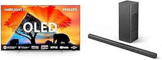 PHILIPSAmbilight 48OLED759 4K OLED Smart TV with PHILIPS TAB6309 Soundbar
