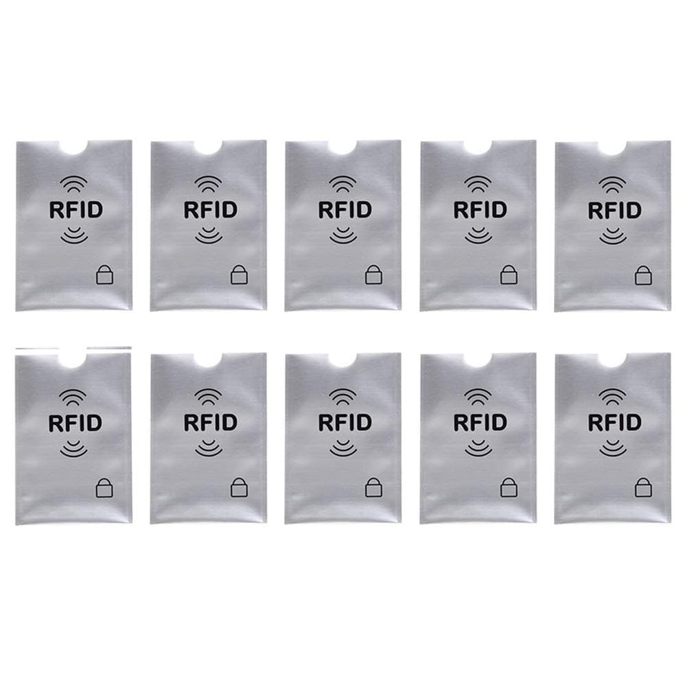 Security Card Shield -10 Credit Card RFID Protection, Anti-Theft & Security Sleeves