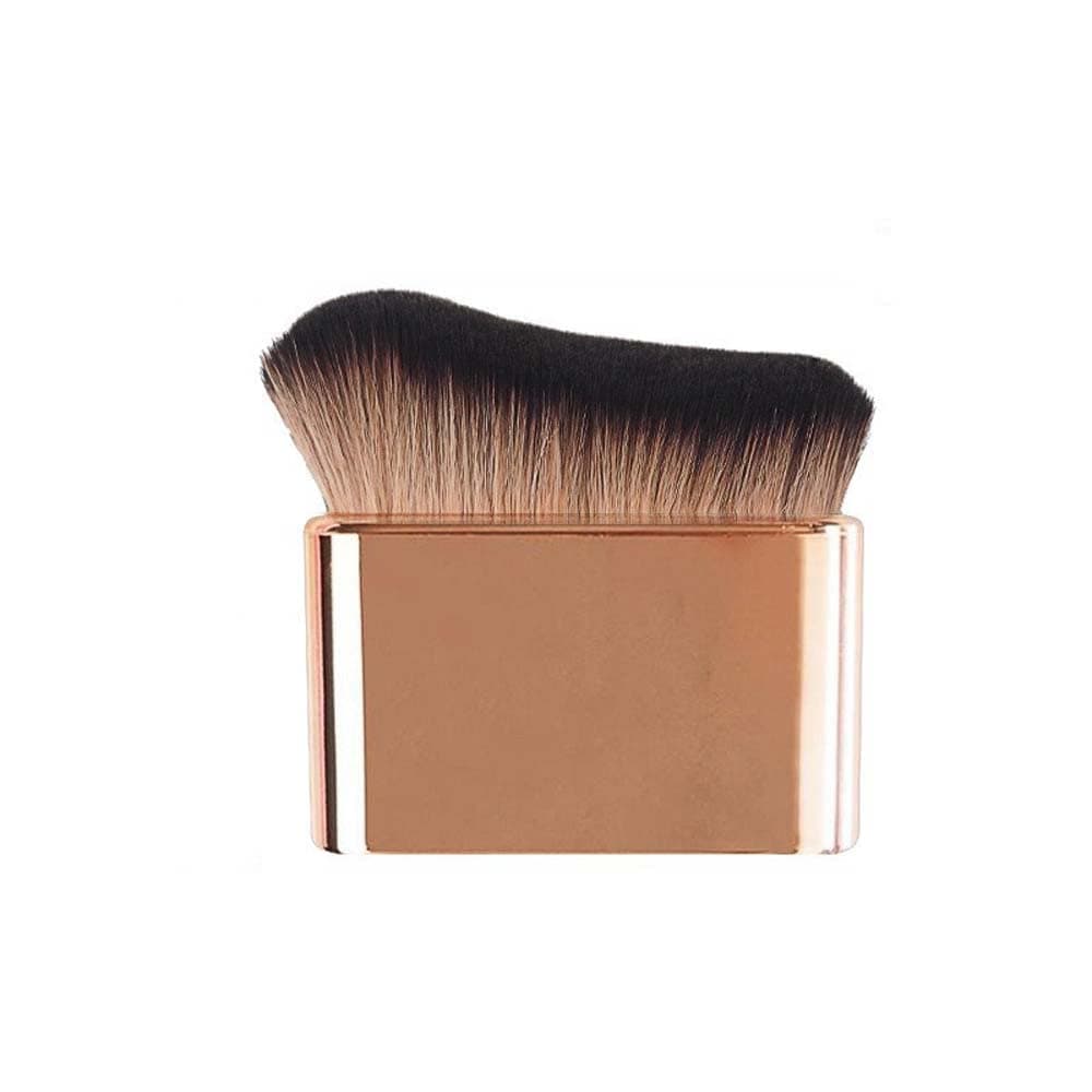 Big Self Tanning Blend Brush, Professional Self Tanner, Kabuki, Powder, Foundation, Blusher, Shadow, Bronzer, Face and Body Brush (ROSE GOLD)
