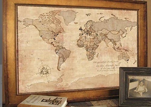Ancestry Inspired Map, PERSONALIZED Vintage inspired map, Gift for grandparents, Geneology maps