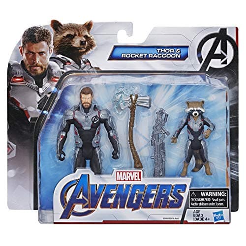 Avengers Marvel Endgame Thor & Rocket Raccoon 2 Pack Characters From Marvel Cinematic Universe Mcu Movies