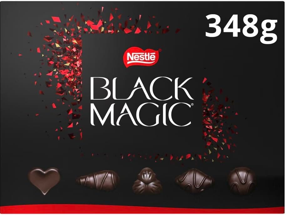 Black Magic Dark Chocolate Assortment Gift Box, 348g | Nestle Dark Chocolate ideal for Easter,Mother Days, Christmas, Birthday, Festival