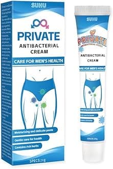 Men's Intimate Area Soothing Nourishing Cream Gentle and Skin - Friendly Refreshing Daily Care Cream 2 Pieces