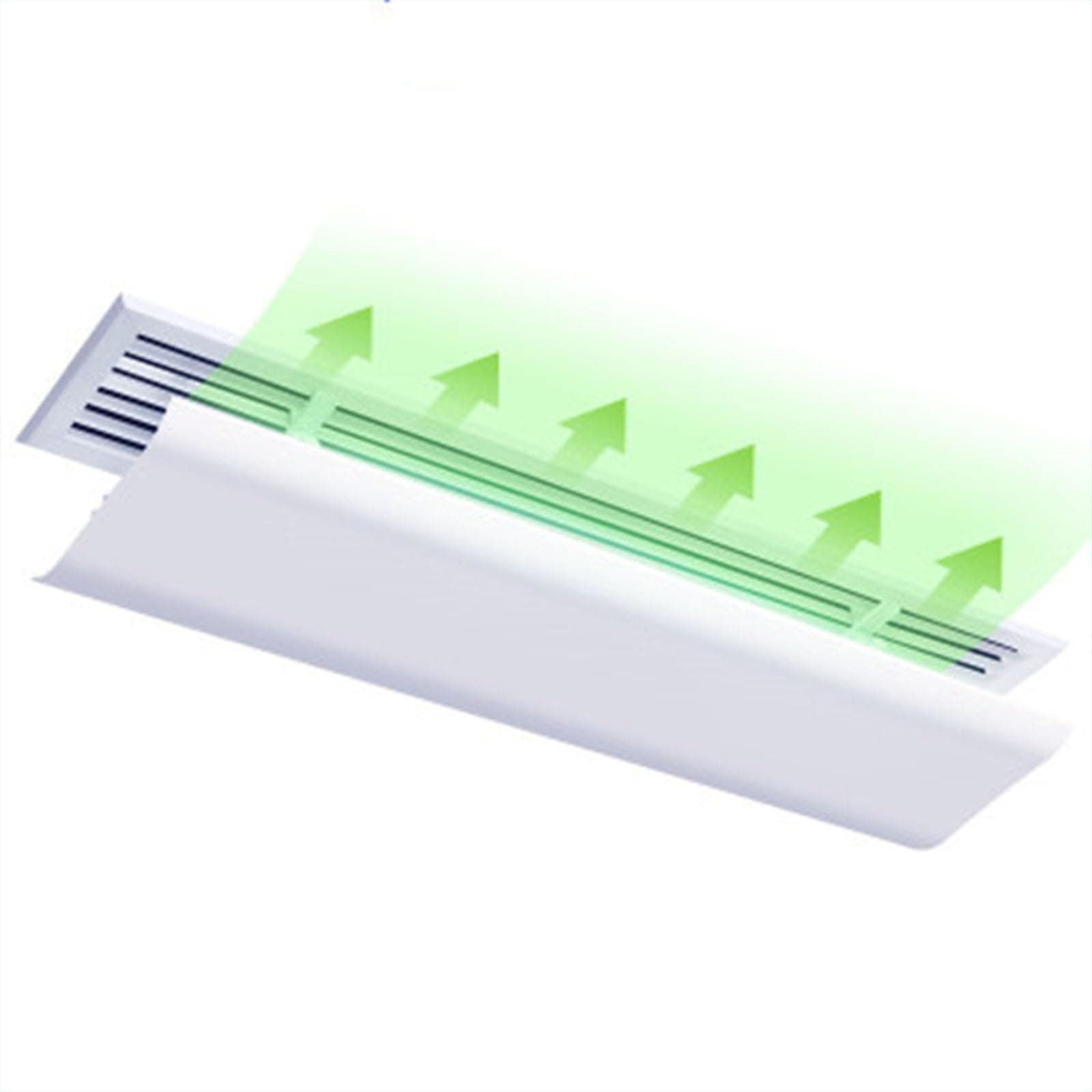 Adjustable AC air Deflector Suitable for Central air conditioner's Register and Grille,Air Outlet Anti-Direct Blowing Baffle Wind Guide Cover for Home/Office/ (20 * 40CM)