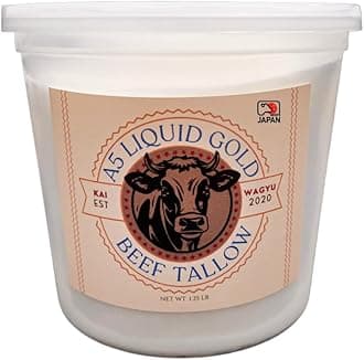 A5 Liquid Gold Japanese Wagyu Beef Tallow, 1.25lb