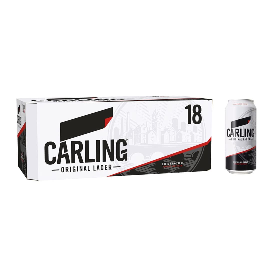 Carling Original Lager Beer, 18 x 440ml