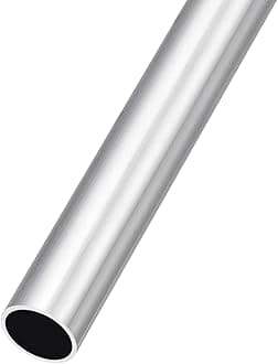 METALLIXITY 6063 Aluminum Tube (15mm OD x 13mm ID x 300mm L), Aluminum Round Tubing - for Home Furnishing, Machinery, DIY Handicraft