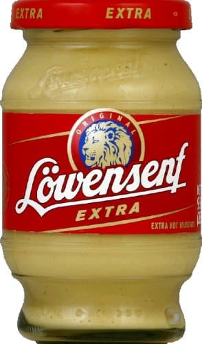 Lowensenf Mustard German Xhot 9.3 oz (Pack of 3)