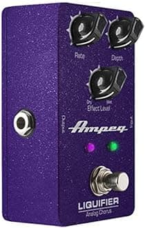 Ampeg Bass Chorus Effect Pedal, Purple, Liquifier (Liquifier)