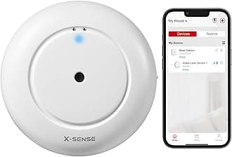 Wi-Fi Water Sensor, Accessory for SWS54 Water Sensor Kit, SBS50 Base Station Required, Model SWS51, 1-Pack