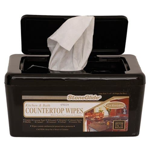 Stone Care International Stone Glide Wipes , 50 Count Containers (Pack of 6)