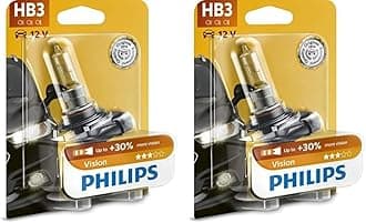 PHILIPS 0730067 9005-PR HB3 Premium 60W Bulb, Yellow (Pack of 2)