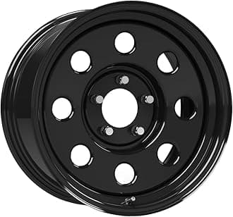 VISION 16" Inch 5x114.3 Wheel Rim Soft 8 85H 16x7 +0mm Gloss Black