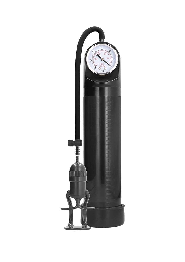 Shots Pumped Deluxe Pump W/Advanced Psi Gauge - Black