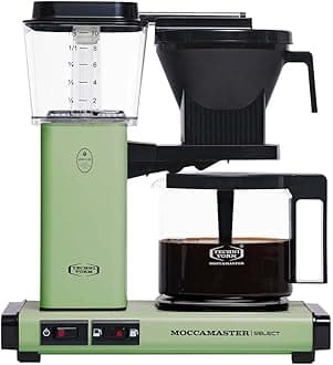 – KBG Select, Coffee Maker, Coffee Machines, Pastel Green, Filter, UK Plug, 1.25 Liters