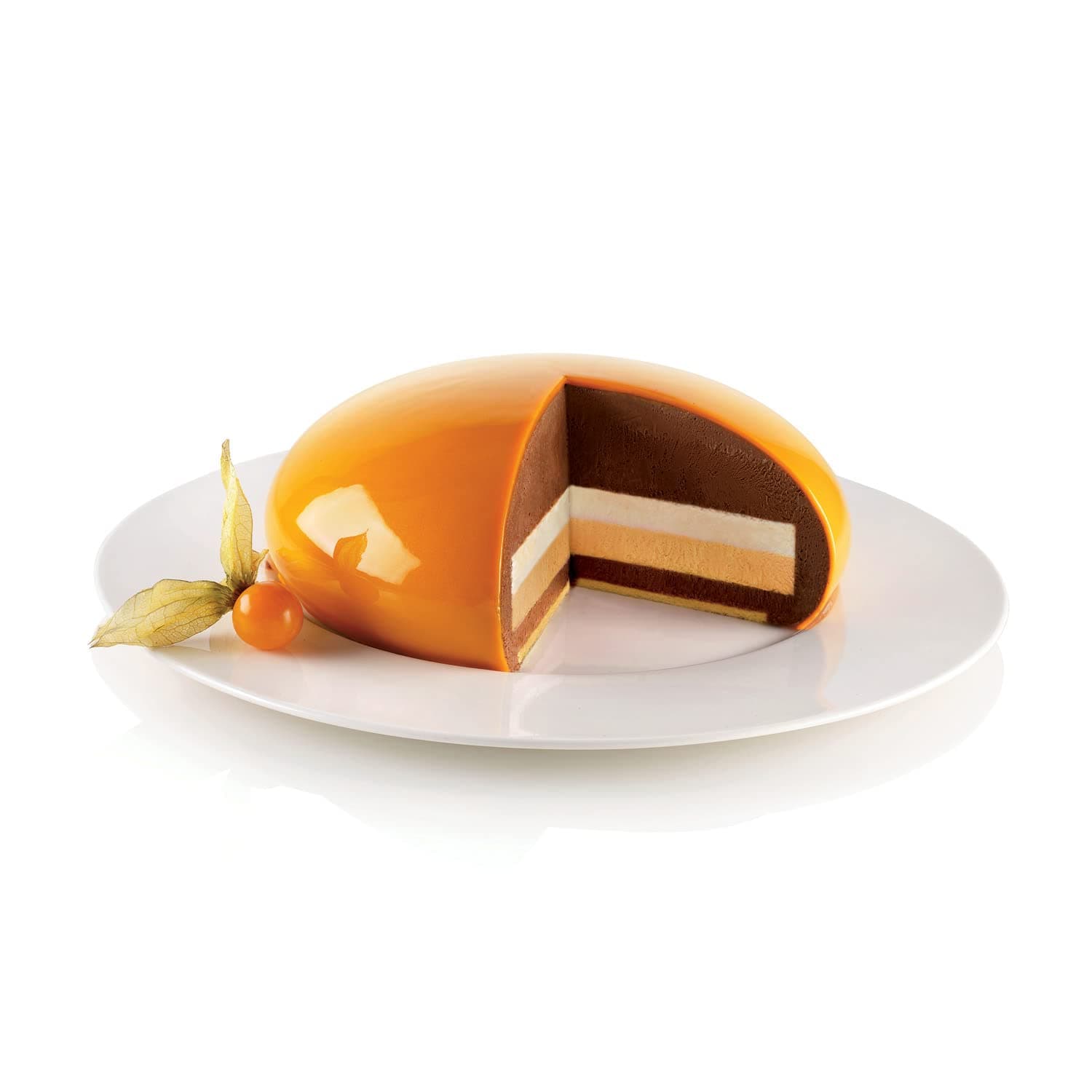 silikomart | Universal Silicone Mould Multi-INSERTO Round, Non-Stick, Pack of 1 Multipurpose Cake Mould, Single-Portion, Cake or Bundt pan, Ø 30mm/150mm/176mm, h 25mm, Made in Italy