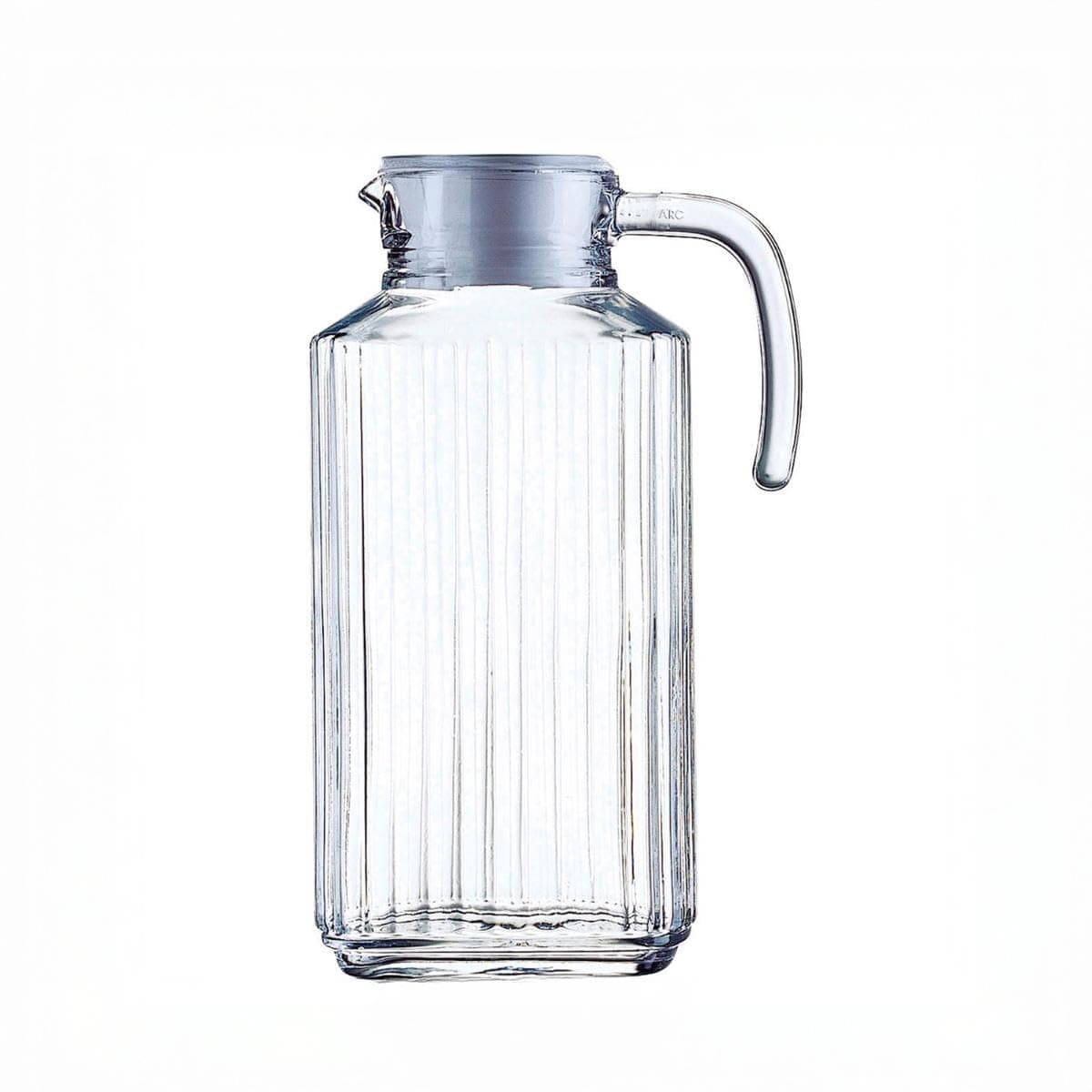 Arcoroc Quadro Fridge jar with white plastic lid 1,7l - 1 Jar