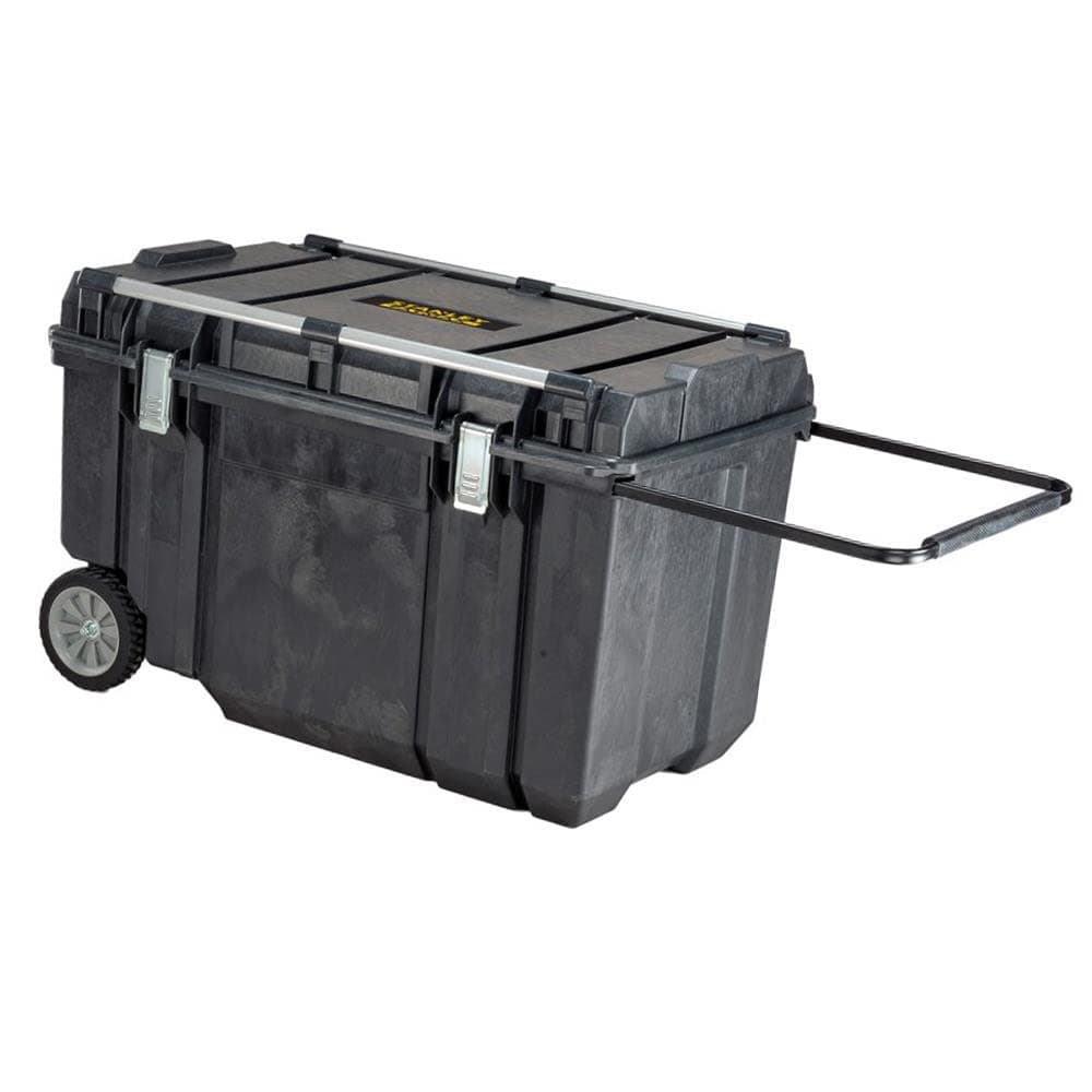 Stanley - FatMax FMST1-75531 Tool Box (99 x 59 x 62 cm, Box for Mounting with 233 L Capacity, Metal Braces for Attaching a Second Box, Robust Metal Clasps)