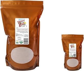Organic Stone Ground Whole Wheat Einkorn Flour - 2lbs (Pack of 2)