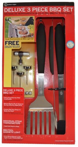 Outdoor Origins Deluxe 3 Piece BBQ Tool Set